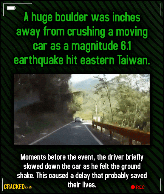 People Who Escaped Harm By Sheer Luck