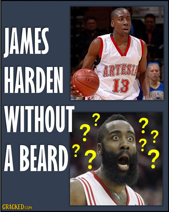 JAMES HARDEN ARTESL S A TF100 13 WITHOUT ?? ? ? ? ? A BEARD ? ? ? ?