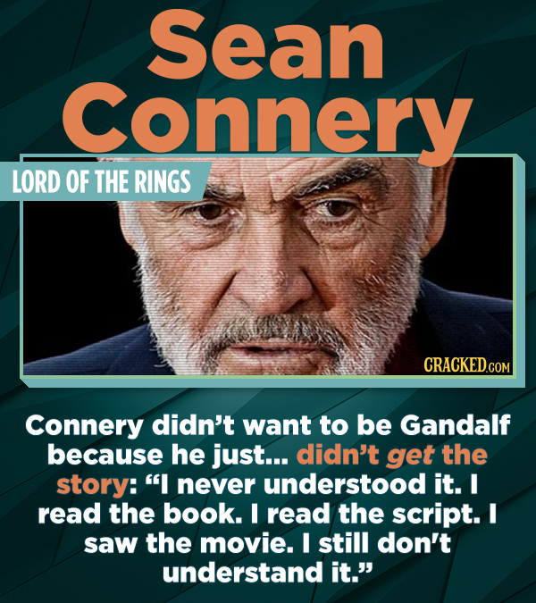 20 Actors Who Turned Down Iconic Roles For Bizarre Reasons