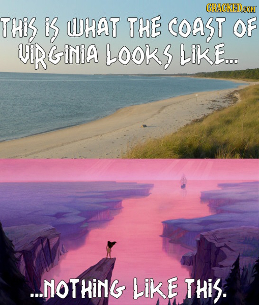 CRACKEDCON THIS is WHAT THE COAST OF ViR GINiA LOOKS LiKE... ...NOTHING LiKE THIS.