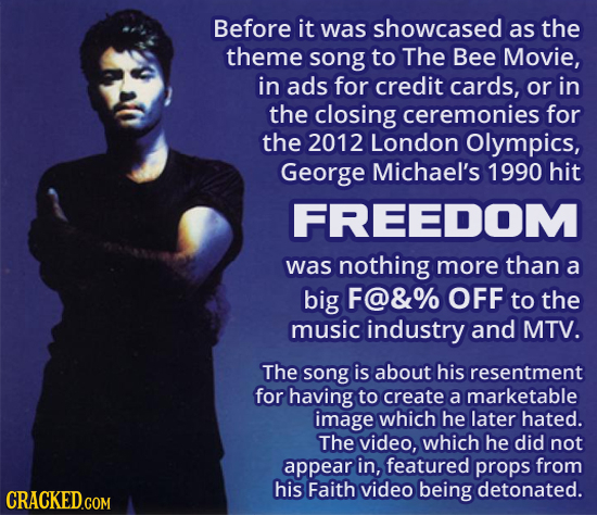 Before it was showcased as the theme song to The Bee Movie, in ads for credit cards, or in the closing ceremonies for the 2012 London Olympics, George