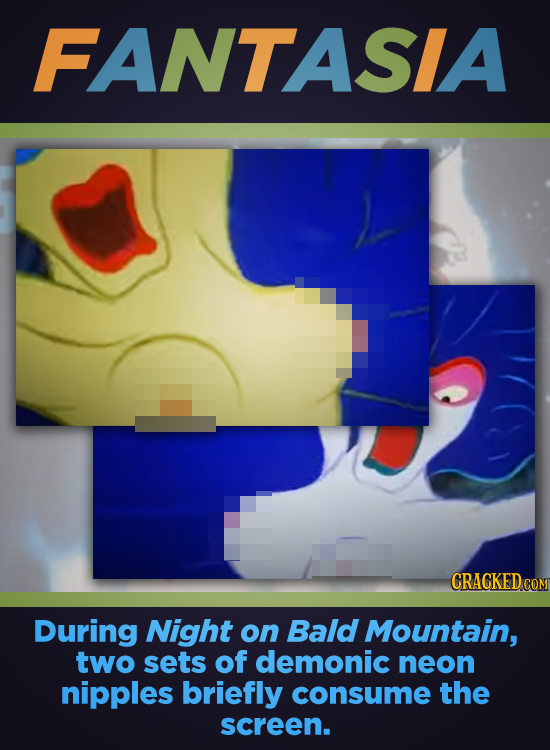 FANTASLA CRACKED COM During Night on Bald Mountain, two sets of demonic neon nipples briefly consume the screen.
