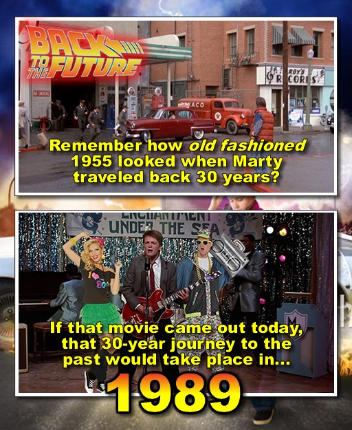 BACV TO FUTURE TTHEe ROYS R CORI Remember how old fashioned 1955 looked when Marty traveled back 30 years? IUHIAIITIENI UNDE THE SEA If that movie cam