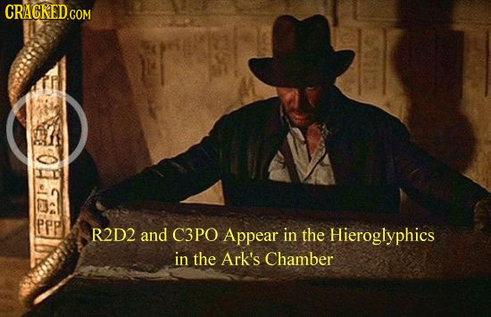 pep R2D2 and C3PO Appear in the Hieroglyphics in the Ark's Chamber