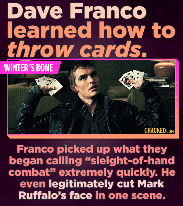 16 Actors Who Learned Unique Skills For Iconic Roles