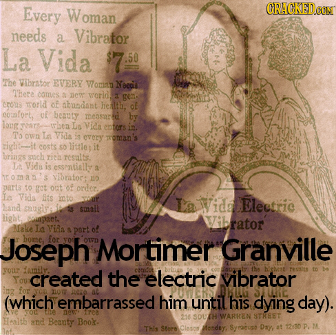 Every Woman CRACKEDe needs a Vibrator La Vida .50 The Vibrator EVERY Woman Needa here comes a ncn worild 2 gen. crous world of abundant health. of eou