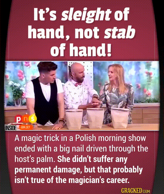 Hilarious Moments That Actually Happened On Live TV