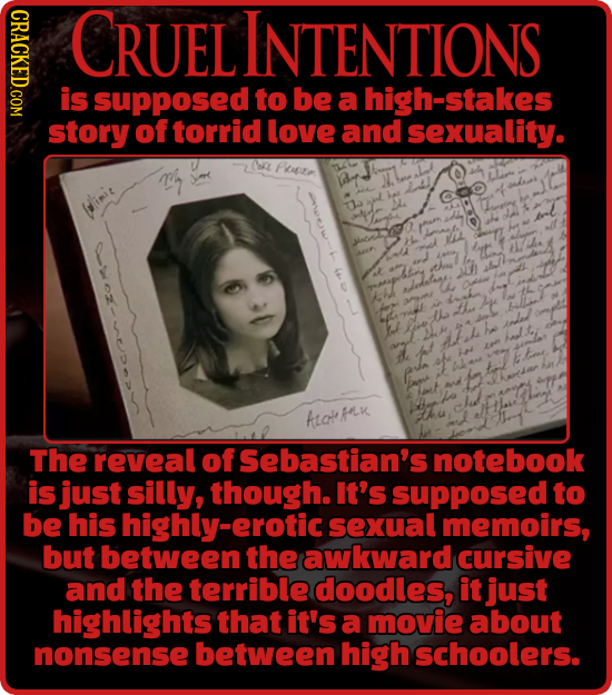 IHDROIY. CRUEL INTENTIONS is supposed to be a high-stakes story of torrid love and sexuality. O Poueen Winit Ua Soe ha eal MLK The reveal of Sebastian