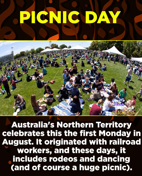 15 Amazing Festivals You Wish You Could Celebrate Right Now - Australia's Northern Territory celebrates this the first Monday in August. It originated
