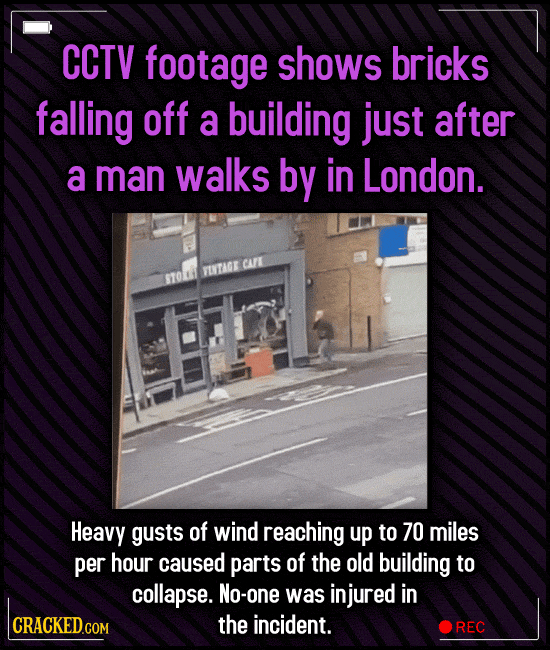 People Who Escaped Harm By Sheer Luck