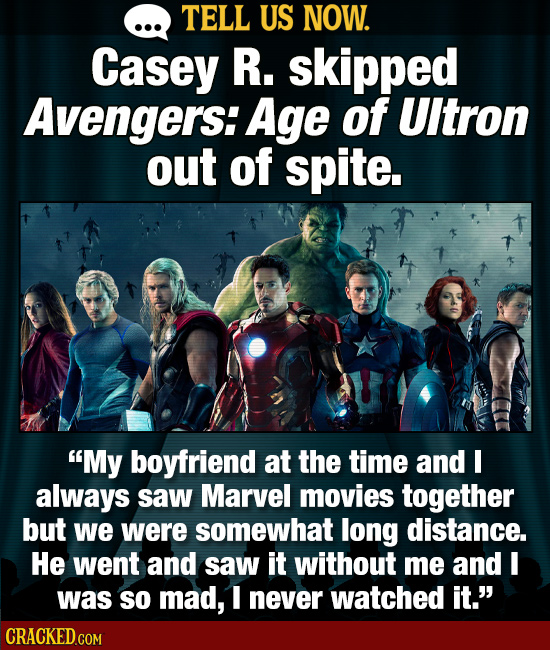 Tell Us Now: 22 Times You Passed On Movies & Shows Out Of Sheer Pettiness