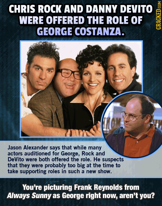 18 Roles That Were Almost Played By Waay Different Actors