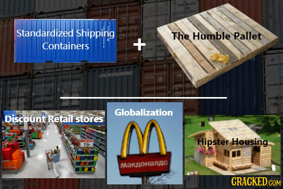 4401 Standardized Shipping The Humble Pallet + Containers EE 1802903 Globalization Discount Retail stores Hipster Housing 15 MAKOHaC CRACKED.COM