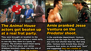 15 Fav Movies And Shows' Ridiculous Behind-The-Scenes Stories