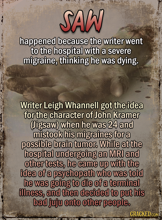 15 Horror Movie Inspirations That Are Just Unexpected