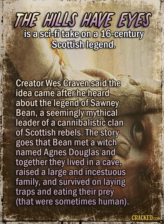 15 Horror Movie Inspirations That Are Just Unexpected