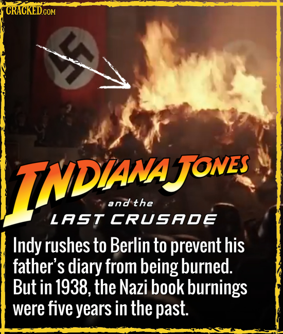 CRACKEDC COM TNDANAow AJONES and the LAST CRUSADE Indy rushes to Berlin to prevent his father's diary from being burned. But in 1938, the Nazi book bu