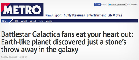 METRO Le foonn netroek tns News Sport Guilty Pleasures Entertainment Life & Style Newws IK World Weird Tech Money Battlestar Galactica fans eat your h