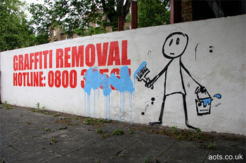 REMOVAL GRAFFITI HOTLINE: 0800 3 aots.co.uk 