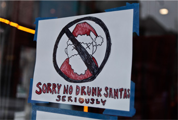 SORRY Ne DRUNK SANTAS SERIOUSBY 